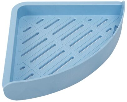 Driehoekige Gootsteen Afvoer Opbergrek Spons Houder Met Sticker Badkamer Ondersteuning Corner Opknoping Plank Zeepkist 2