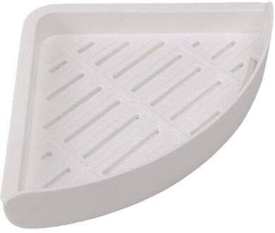 Driehoekige Gootsteen Afvoer Opbergrek Spons Houder Met Sticker Badkamer Ondersteuning Corner Opknoping Plank Zeepkist 4