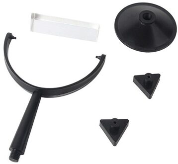 Driehoekige Lens Met Frame Optical Glass Natuurkunde Experiment School Apparatuur Optische Driehoekig Prisma Natuurkunde Onderwijs