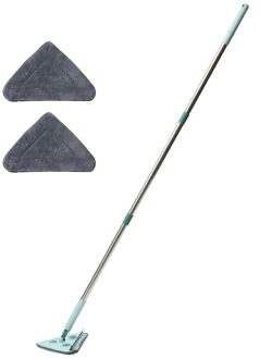 Driehoekige Schoon Mop Roterende Verstelbare Met Telescopische Handvat Multifunctionele Met Vullingen Vervanging Doek Voor Auto Vloer