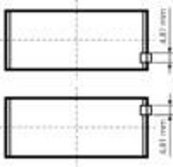 Drijfstanglagerset 77845600