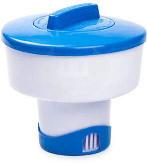 Drijvende chloorverspreider/vlotter voor chloortabletten 200g - Zwembadreinigingsmiddelen Blauw