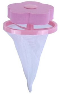 Drijvende Huisdier Bont Catcher Herbruikbare Hair Remover Tool Voor Wasmachine FOU99 roze