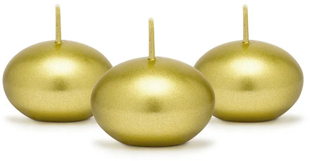 Drijvende Kaars Metallic Goud (50st) Goud - Brons