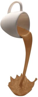 Drijvende Koffie Cup Mok Sculptuur Keuken Decor Gieten Morsen Splash Creatieve Koffie Mok Tazas Mok Home Decoratie