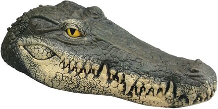 Drijvende Krokodil Hoofd Water Decoy Tuin Vijver Art Decor Voor Controle Ondersteuning Tuin Decoratie Levensechte # S