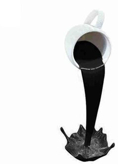 Drijvende Morsen Koffie Cup Sculptuur Keuken Decoratie Morsen Magic Gieten Splash Creatieve Koffie Mok Home Decoratie