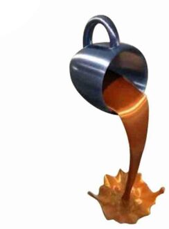 Drijvende Morsen Koffie Cup Sculptuur Keuken Decoratie Morsen Magic Gieten Splash Creatieve Koffie Mok Home Decoratie