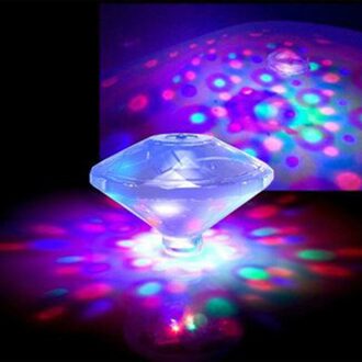 Drijvende Onderwater Licht Kleurrijke Patroon Diamant Stijl Bad Lamp Creatieve Zwembad Waterdicht Bad Decoratie Lamp 2stk
