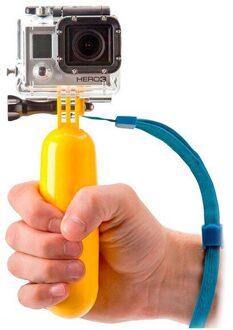 Drijvende Selfie Stick Voor Sport Camera Ksix Geel