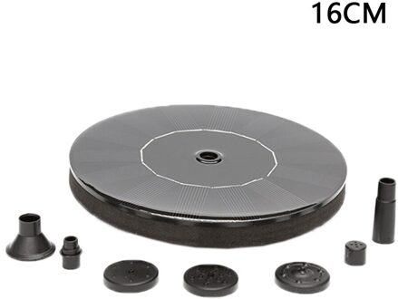 Drijvende Solar Fontein Tuin Fontein Zwembad Zonnepaneel Powered Fontein Waterpomp Tuin Decoratie 16cm