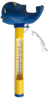 Drijvende Zwembad Thermometer Voor Bad Spas Tubs Aquaria Visvijvers Cartoon Nemen Temperatuur Thermometer # LR1 Blauw