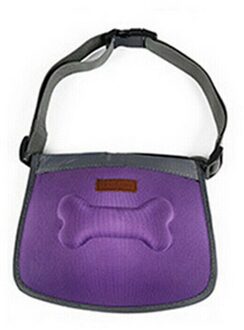 Drinkbaar Pet Hond Puppy Snack Zak Voedsel Gehoorzaamheid Agility Bait Training Treat Pouch Dod Voedsel Heuptas Paars