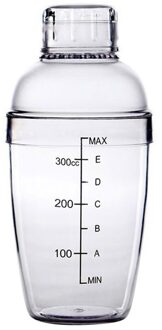 Drinken Met Schaal Transparant Wijn Mixer Fles Drank Party Cocktail Shaker Bar Gereedschap Thuis Koffie Hars Bar Draagbare 350ml