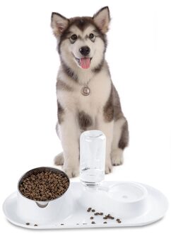 Drinken Verhogen Stand Schotel Huisdier Kat Hond Automatische Water Dispenser Feeder Voedsel Tool Dubbele Kommen Water Feeder Container