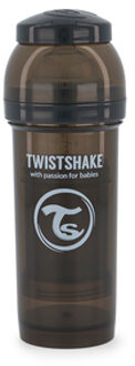 Drinkflesje Antikoliek 260  ml - Zwart | Twistshake