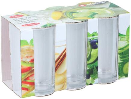 Drinkglasset 6-delig 230ml Transparant