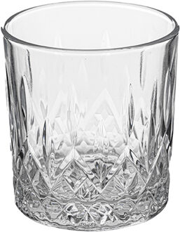 drinkglazen - set 4x stuks - 240 ml - glas - transparant - luxe uitstraling - Drinkglazen