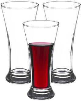 drinkglazen/waterglazen - transparant glas - 6x stuks - 180 ml