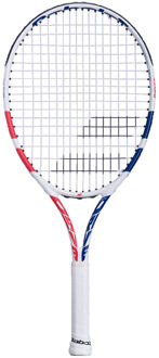 Drive 24 Tennisracket Junior wit - roze - donkerblauw - 1-SIZE