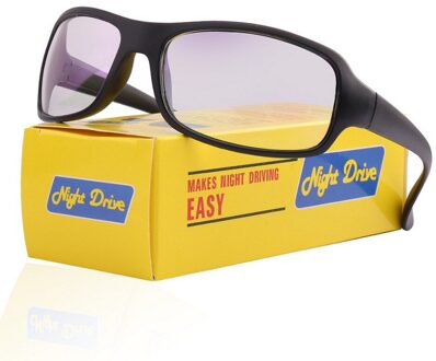 Driver Bril Anti-Glare Nachtzicht Rijden Verbeterde Zonnebril Goggles Licht Bril Auto Accessries wit