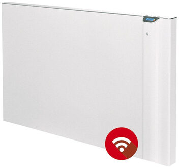 DRL E-Comfort Klima Elektrische Radiator - 50.4x67.5cm - 750watt - WiFi - structuur wit 223307 Wit structuur
