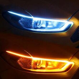Drl Licht Strips Switchback Richtingaanwijzer Lampen Ultradunne Daytime Led Running Light