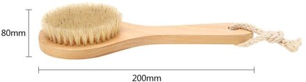 Droge Huid Body Zachte Natuurlijke Haren De Spa De Borstel Houten Bad Douche Borstel Spa Body Brush Skin Body massager