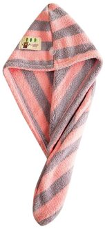 Droog Haar Handdoek Hoed 1PC Soft Microfiber Haar Tulband Snel Droog Haar Hoed Gewikkeld Handdoek Badmuts Handdoeken 0909 #30 paars / L