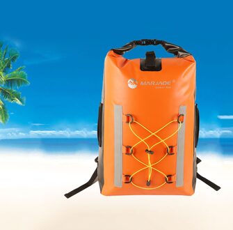 Droog Nat Scheiding Waterdichte Dry Bag Rafting Kajakken Rivier Trekking Tassen Rugzak Pack Sack oranje