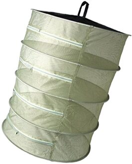 Droog Netto W/Droogrek Hydrocultuur Groeien Kruid Tent 4 Of 8 Layer 4-laag Armygreen