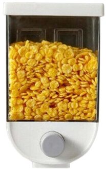 Droog Voedsel Dispenser Pers Stijl Granen Container Opslag, Wandmontage Keuken Container Granen Dispenser Snoep Noten Bonen 1000ml