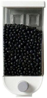 Droog Voedsel Dispenser Pers Stijl Granen Container Opslag, Wandmontage Keuken Container Granen Dispenser Snoep Noten Bonen 1500ml