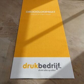 Droogloopmat met logo - opvallend en uniek! drukken
