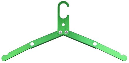 Droogrek Jas Kleerhanger Kleding Kleding Draagbare Huishoudelijke Metalen Opvouwbare Onderdelen Voor Outdoor Kamp Thuis groen