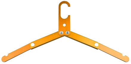 Droogrek Jas Kleerhanger Kleding Kleding Draagbare Huishoudelijke Metalen Opvouwbare Onderdelen Voor Outdoor Kamp Thuis Oranje