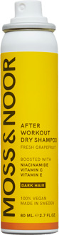 Droogshampoo Moss & Noor After Workout Dry Shampoo Dark Hair Pocket Size 80 ml