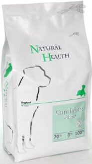 Droogvoer Hondenvoeding Natural Health Dog Carnivore Puppy graanvrij - premium