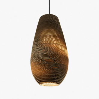 Drop 18 Hanglamp Ø 25 cm Bruin