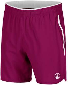 Drop 7in Shorts Heren-berry, wit bes - XS,S,M,L,XL,XXL