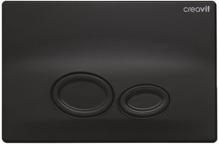 Drop Bedieningsplaat Mat Zwart