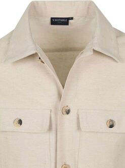 Drop Loop Overshirt Sand Beige