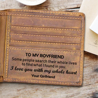 DROP SHIPPING - Personalized Men Wallets