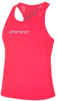Drop Shot Tanktop Dames-Rood - XL