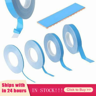 Dropship 25m/Roll Thermal Conductive Adhesive Tape 3-20mm Width Transfer Double Side Tape For Chip PCB LED Strip Heatsink