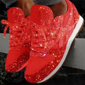 dropshipping 2021 new large size women's shoes casual women's sports shoes sequins fashion women's Platform sneakers shoes