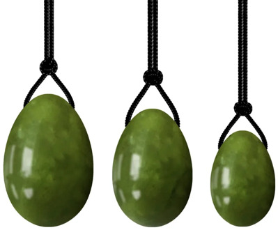 DropShipping Natural Jade Egg Kegel Women Pelvic Floor Muscle Kegel Exercise Yoni Egg Tightening Vaginal Ben Wa Ball Kegel Egg