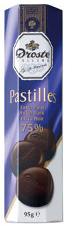 Droste - Chocolade Pastilles Koker Extra Puur 75% 80 Gram