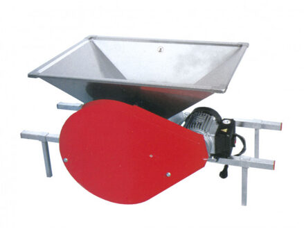 druivenmolen 20 l inox kuip elektrisch