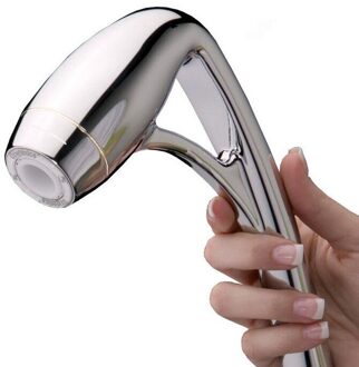 Druk Boost Waterbesparende, Douchekop Nozzle Badkamer, ABS Materiaal Handheld Douche Verchroomd